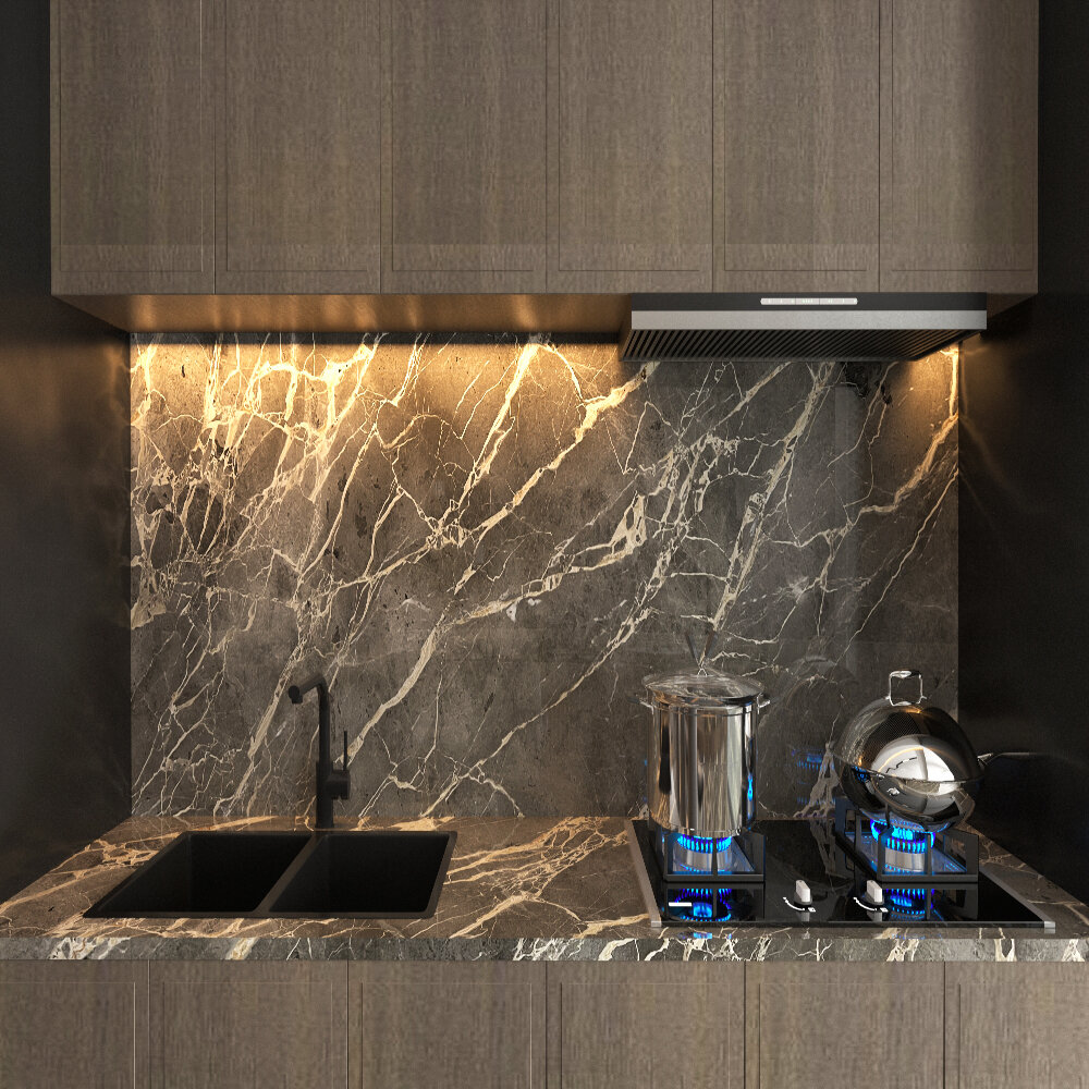 Grigio Fiorano Mermer