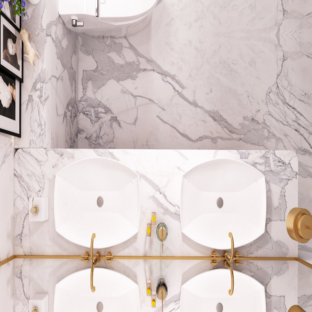 Calacatta Cremo Mermer