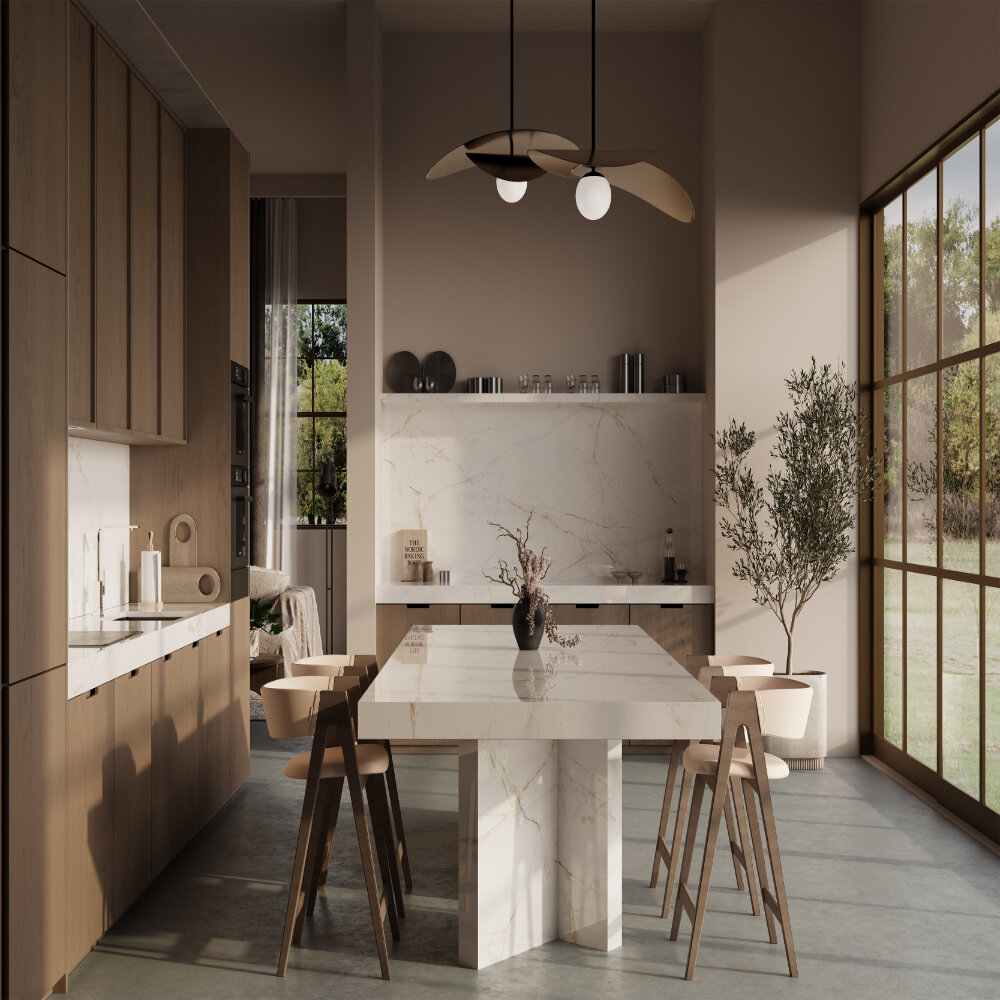 Calacatta Miele Porselen - Görsel 2