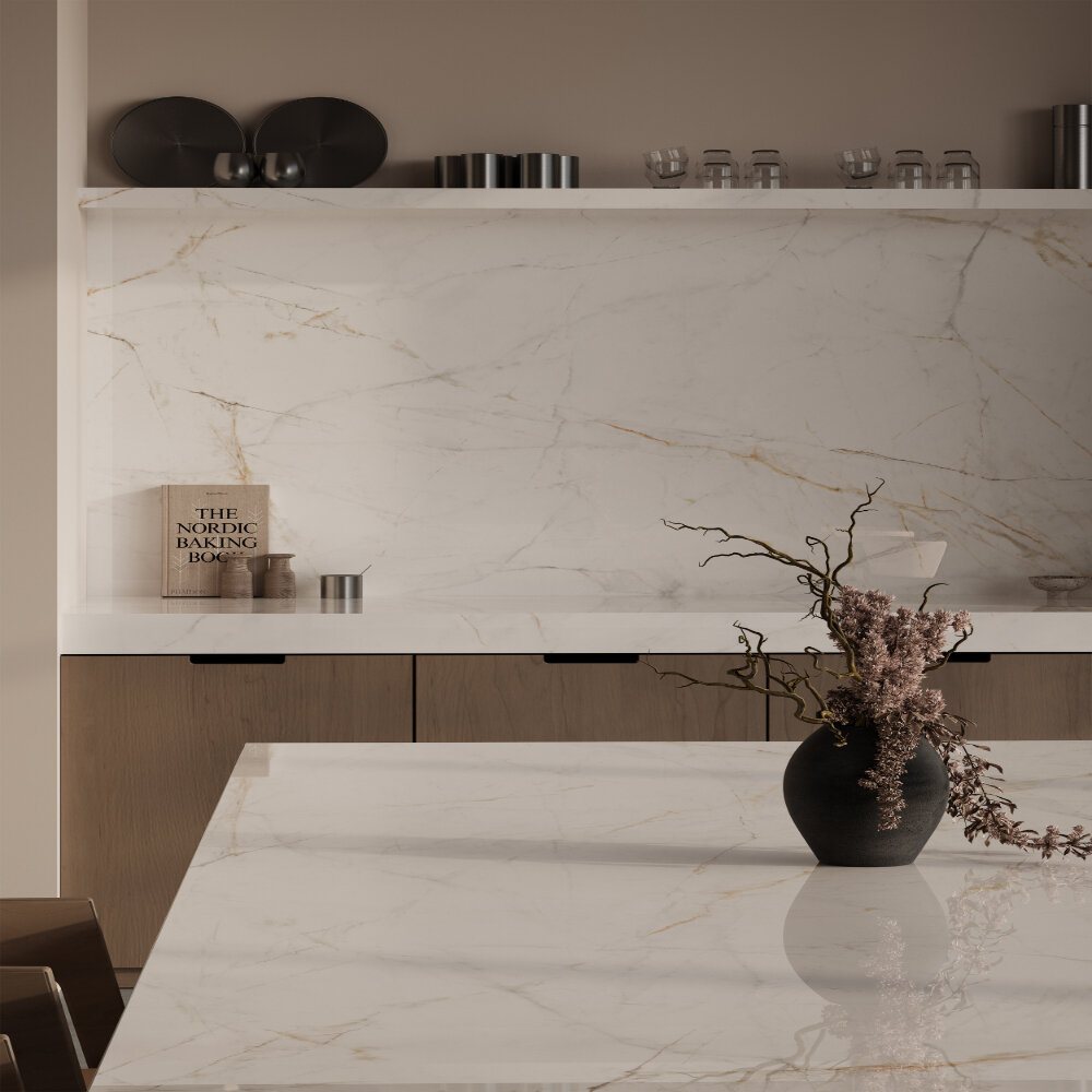 Calacatta Miele Porselen - Görsel 4