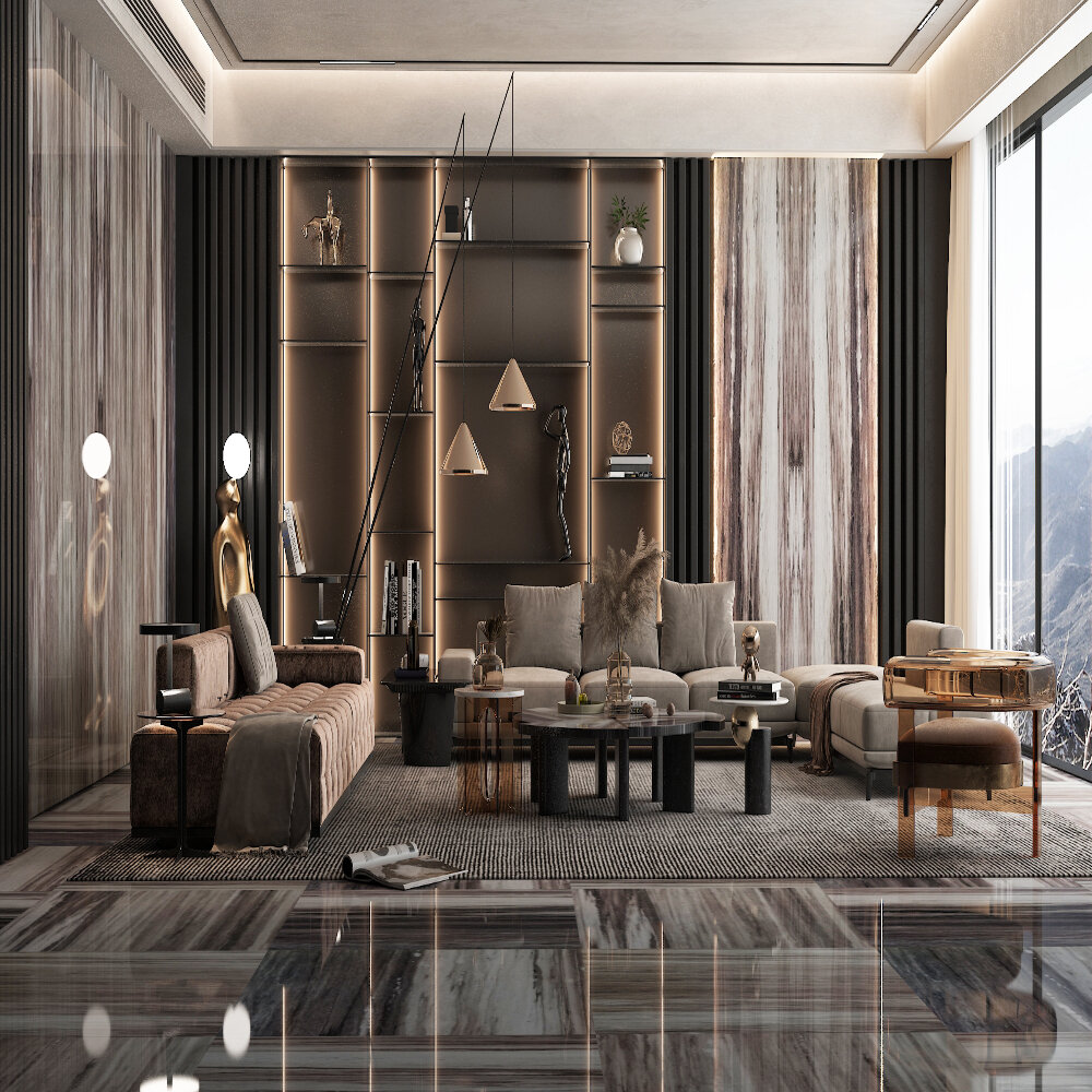 Palissandro Bronze Mermer